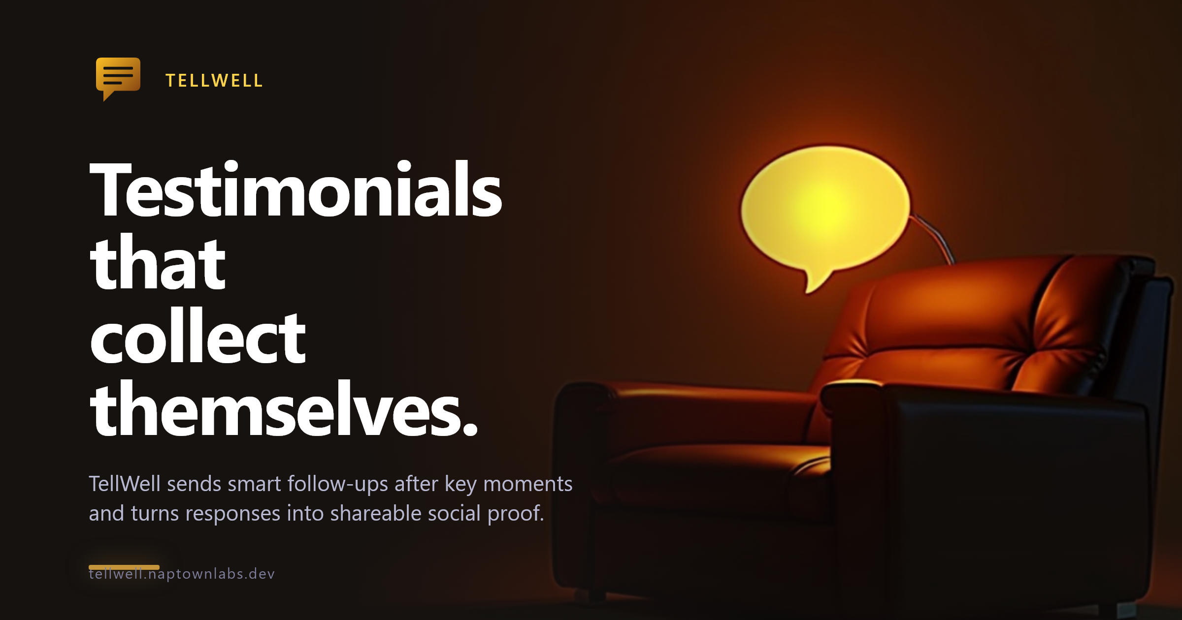 TellWell — AI-guided testimonial collection